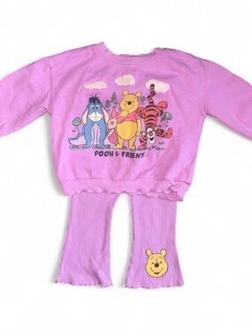 Disney Baby Pooh & Friends Matching Sweatsuit Size 24 months